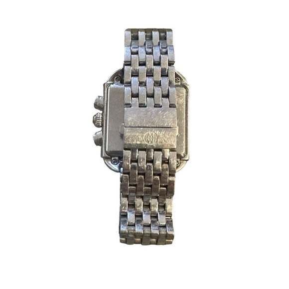 MICHELE Urban Stainless Steel Diamond Quartz Wrist Watch - Picture 7 of 7